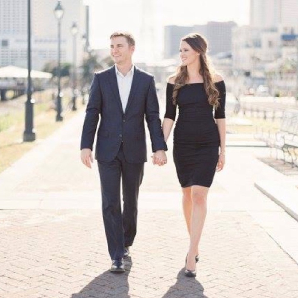 Lulus black off shoulder dress